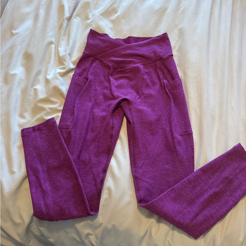 Bombshell Sportswear Purple Leggings with contour